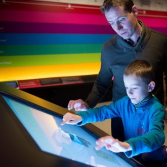 Sortie en famille au musée pour Noël