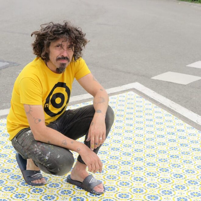 Nouvelle création du street artist inkOj à Desvres
