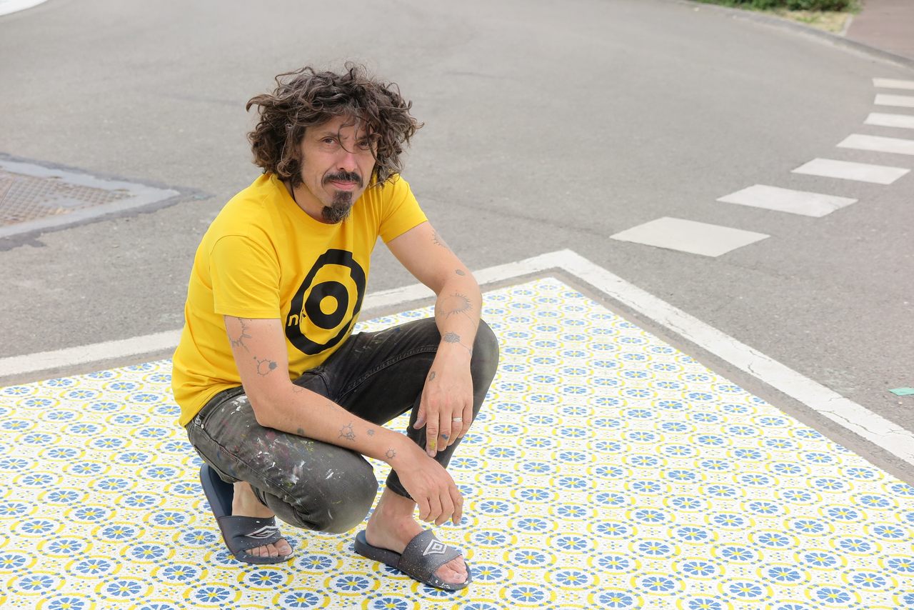 Nouvelle création du street artist inkOj à Desvres